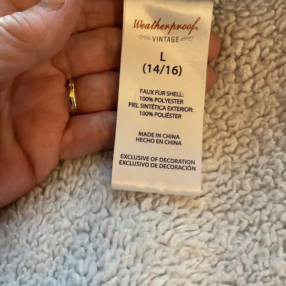 Weatherproof Pink Plaid Sherpa Lined Snap Closure Jacket Girls L(14-16) - Picture 6 of 8